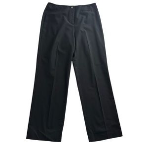 J Jill Stretch Wool Work Pants‎ Women’s 10 Black Straight Leg Korea Made